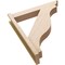 Ekena Millwork 5 1/2-in W x 28-in D x 32-in H Funston Trad Rough Cedar Woodgrain TimberThane Outlooker, Primed Tan OUTUR055X28X32FST04RCPR - alternate 6